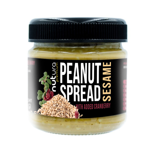 Peanut spread - Sesame & Cranberry